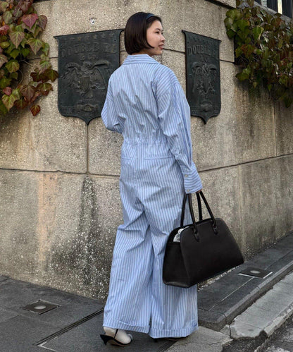 willow 圓點條紋連體褲