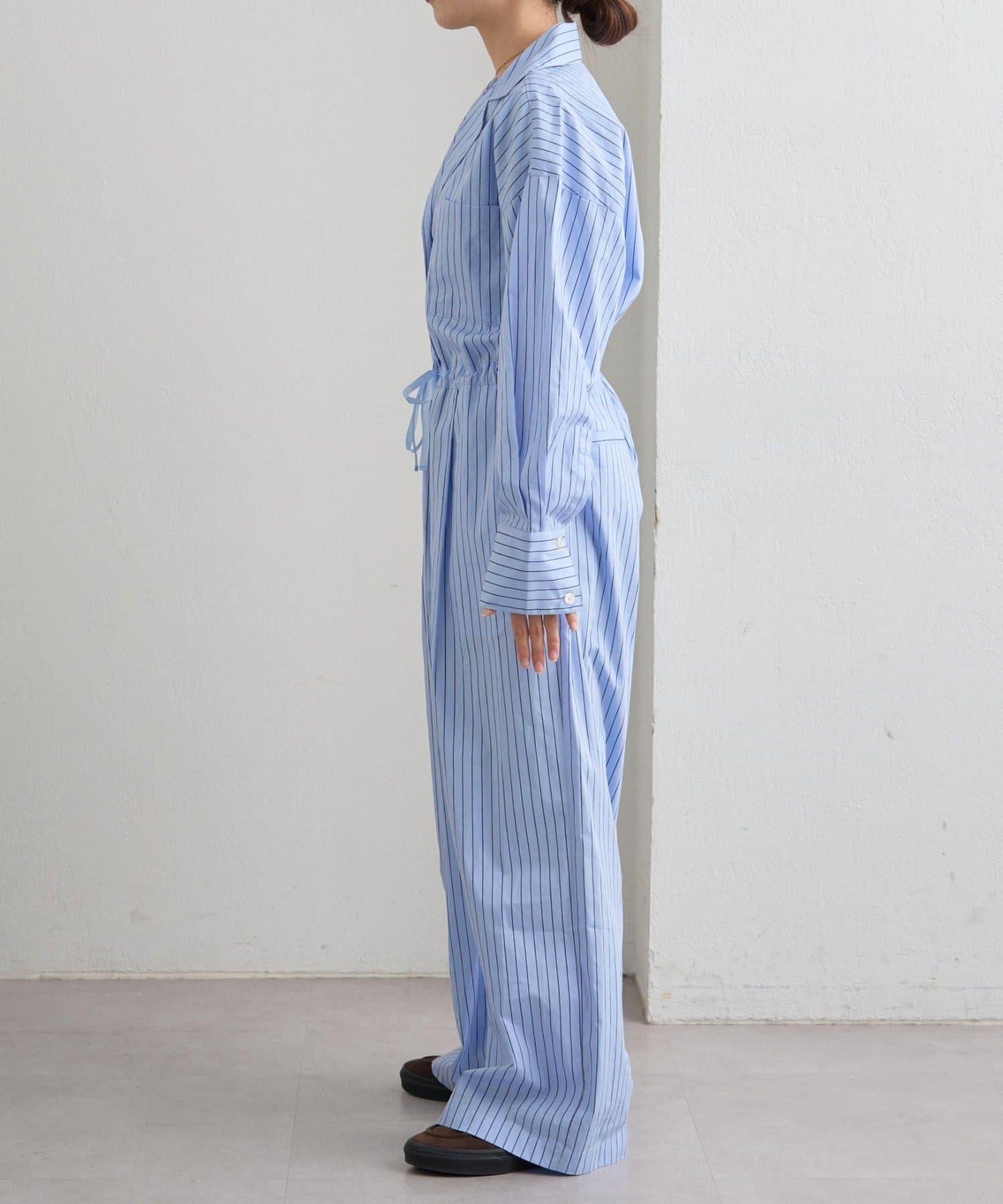 willow 圓點條紋連體褲