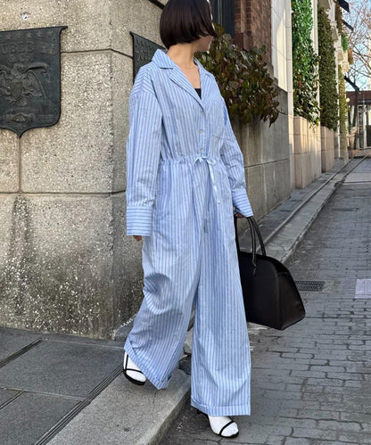willow 圓點條紋連體褲