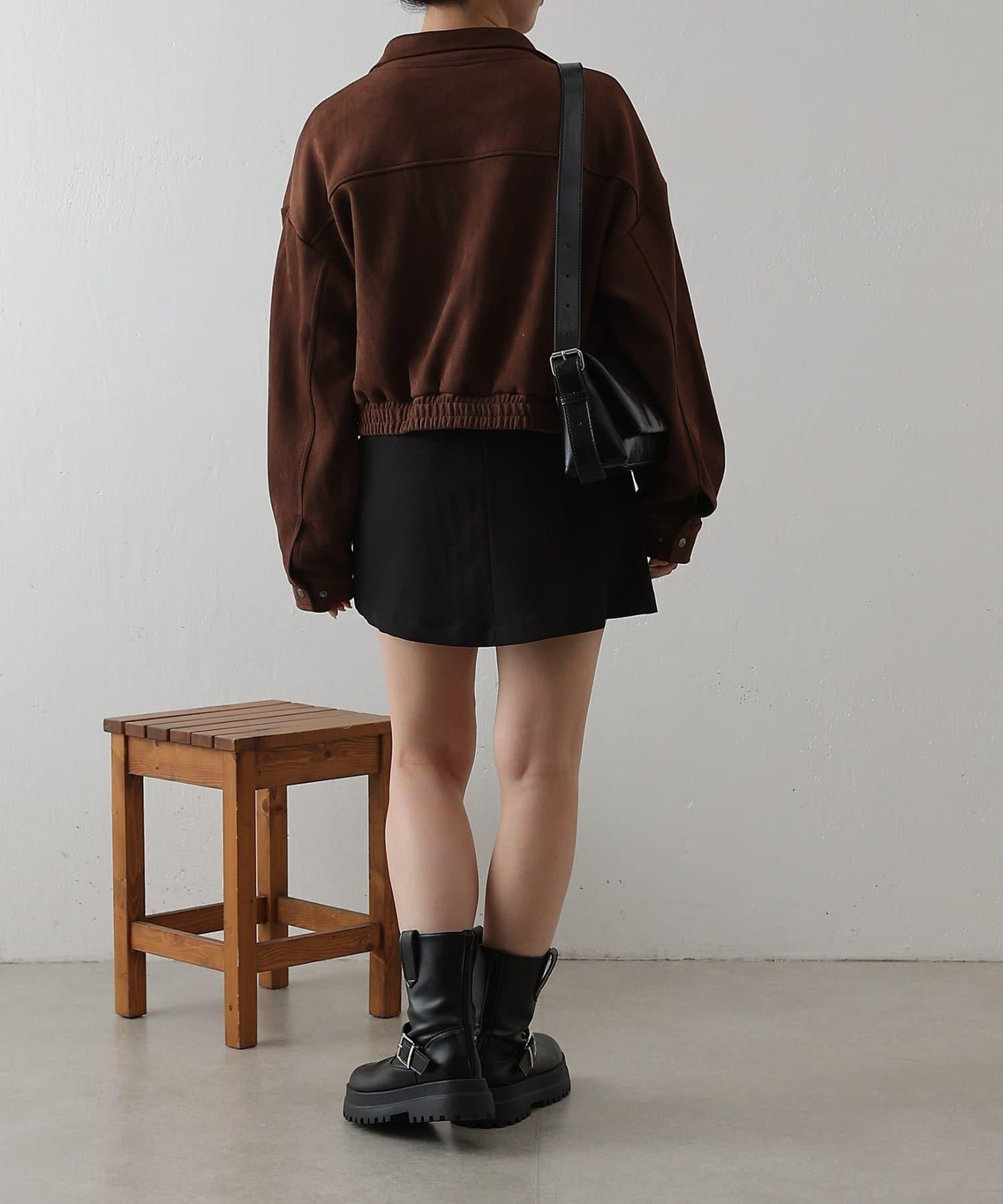 迷你百褶半身裙