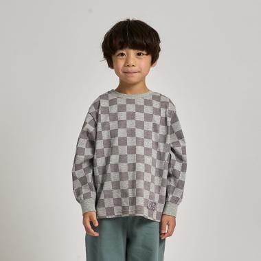 【防汚・速乾・型崩れしない】【ムテキT】変形切り替えアソートプリント総柄Tシャツ