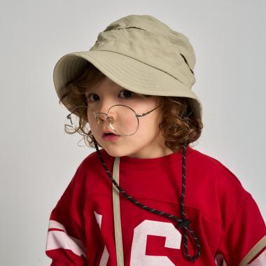 【スクール対応】【撥水・防汚・耐久・UV】小さく収納できるハット(反射シート付き)