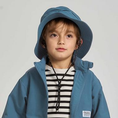 【スクール対応】【撥水・防汚・耐久・UV】小さく収納できるハット(反射シート付き)