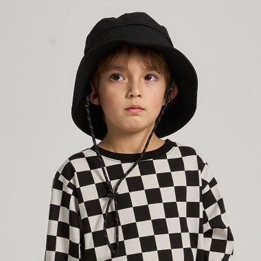 【スクール対応】【撥水・防汚・耐久・UV】小さく収納できるハット(反射シート付き)