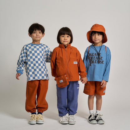 【防汚・速乾・型崩れしない】【ムテキT】変形切り替えアソートプリント総柄Tシャツ