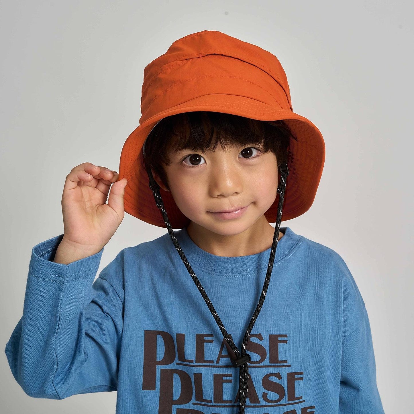 【スクール対応】【撥水・防汚・耐久・UV】小さく収納できるハット(反射シート付き)