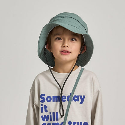 【スクール対応】【撥水・防汚・耐久・UV】小さく収納できるハット(反射シート付き)