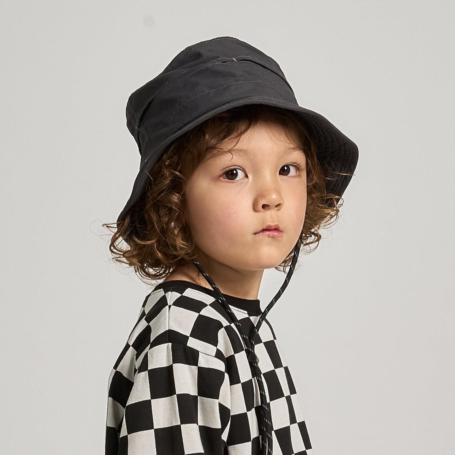 【スクール対応】【撥水・防汚・耐久・UV】小さく収納できるハット(反射シート付き)