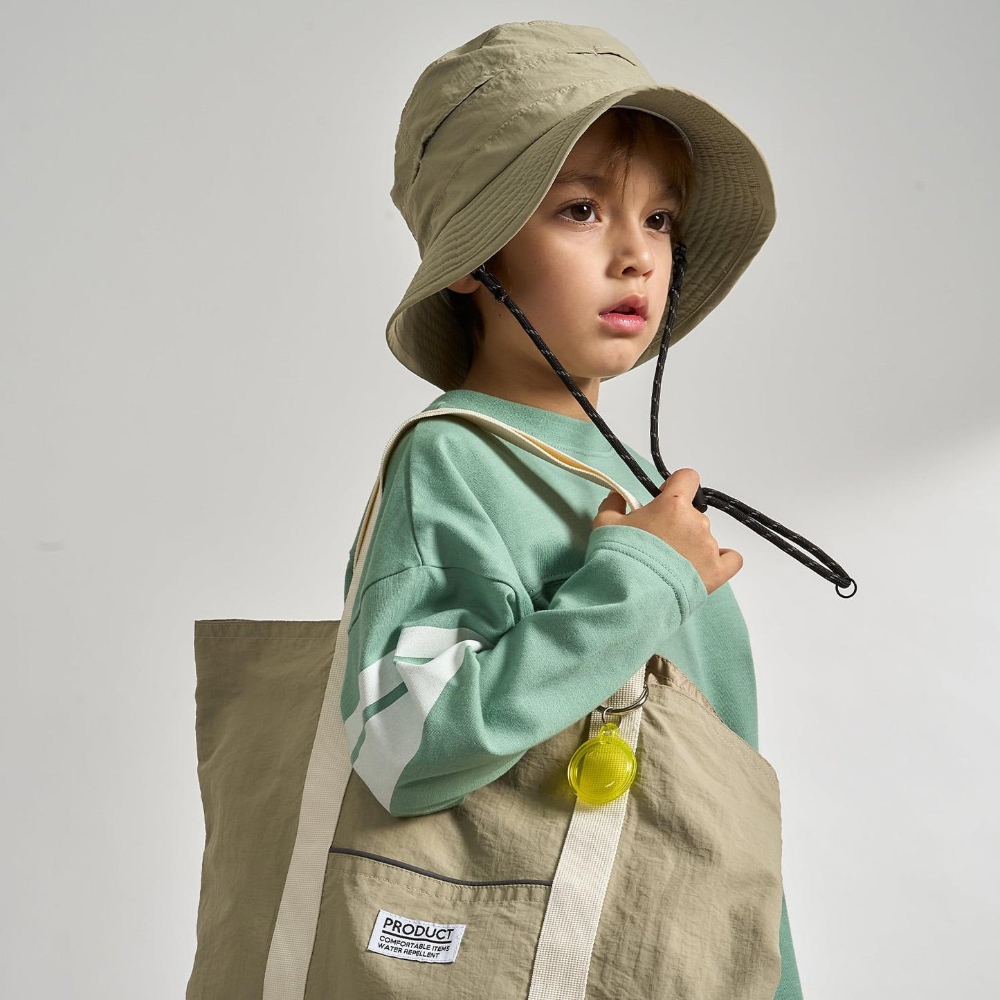 【スクール対応】【撥水・防汚・耐久・UV】小さく収納できるハット(反射シート付き)