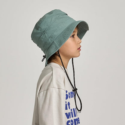 【スクール対応】【撥水・防汚・耐久・UV】小さく収納できるハット(反射シート付き)