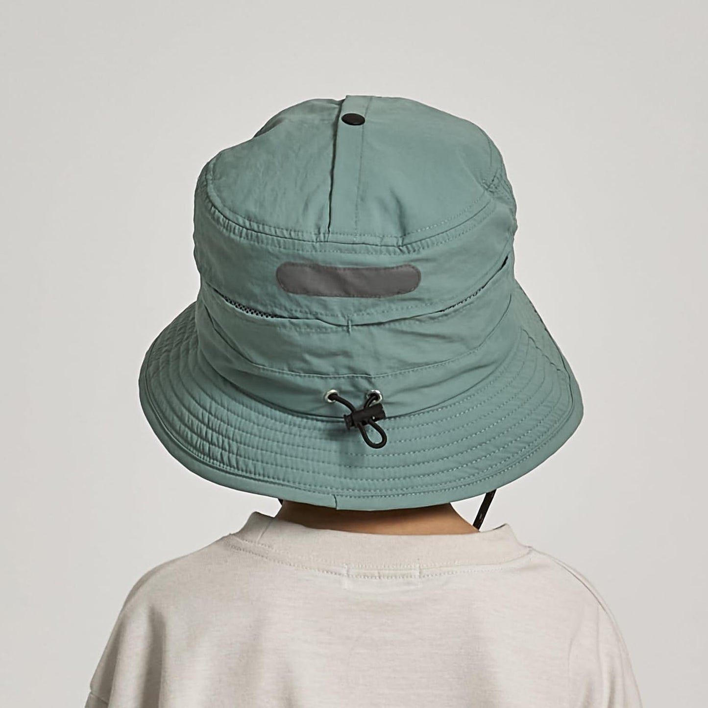 【スクール対応】【撥水・防汚・耐久・UV】小さく収納できるハット(反射シート付き)