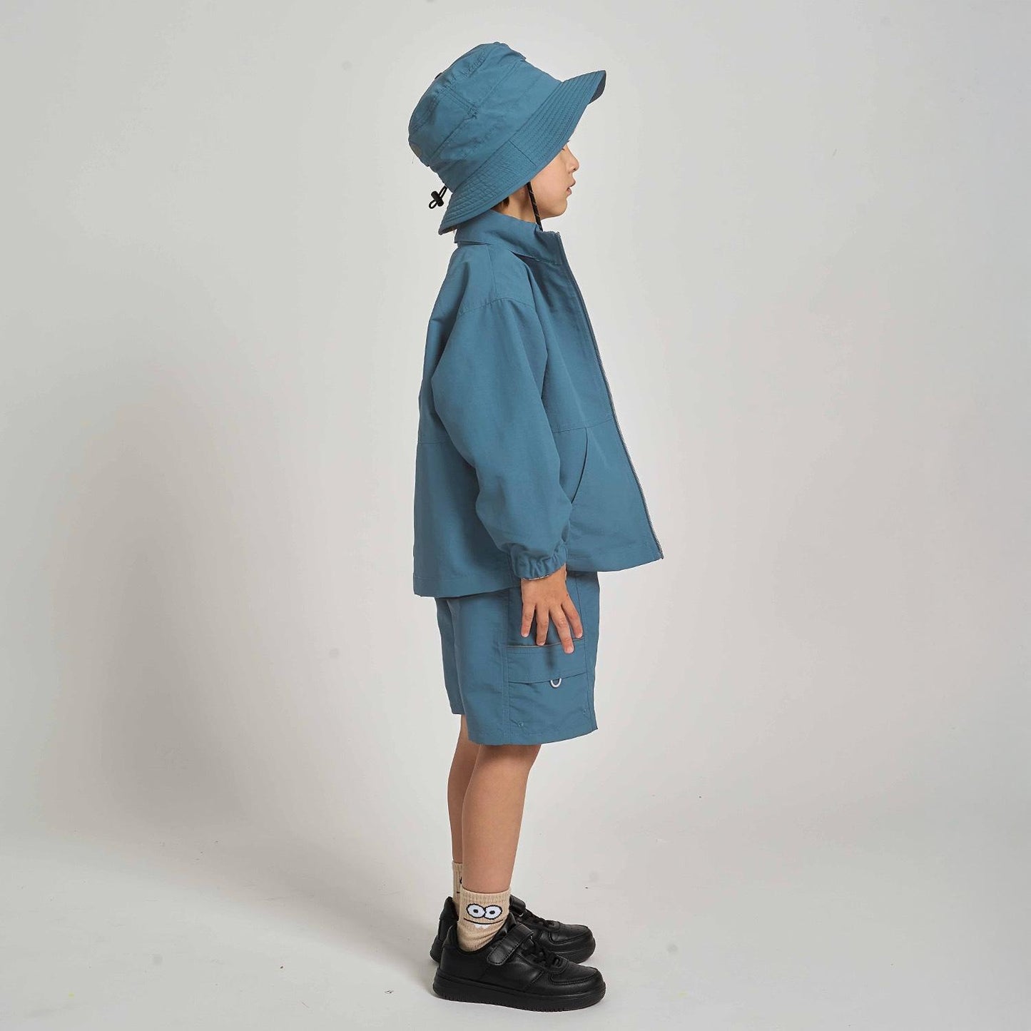 【スクール対応】【撥水・防汚・耐久・UV】小さく収納できるハット(反射シート付き)