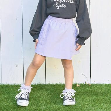 【スクール対応】【撥水・防汚・耐久・UV】ポケット付きラップパンツ