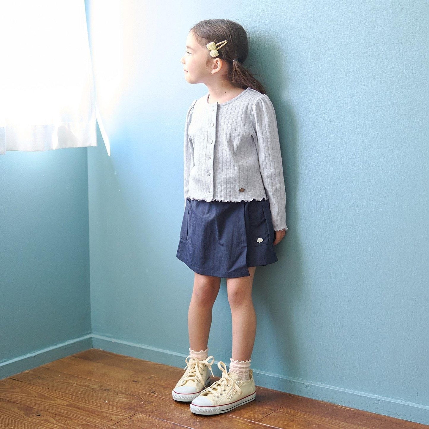 【スクール対応】【撥水・防汚・耐久・UV】ポケット付きラップパンツ