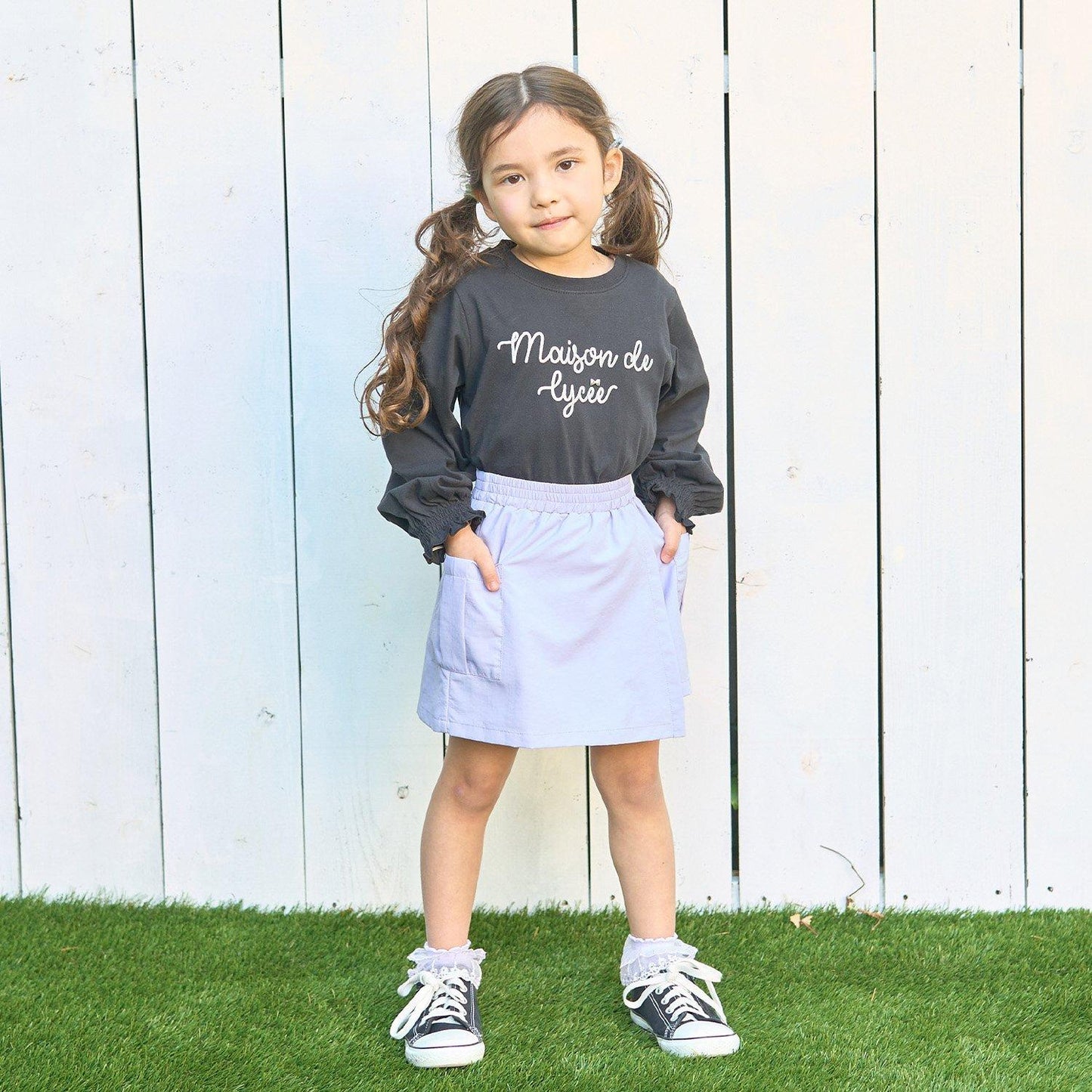 【スクール対応】【撥水・防汚・耐久・UV】ポケット付きラップパンツ