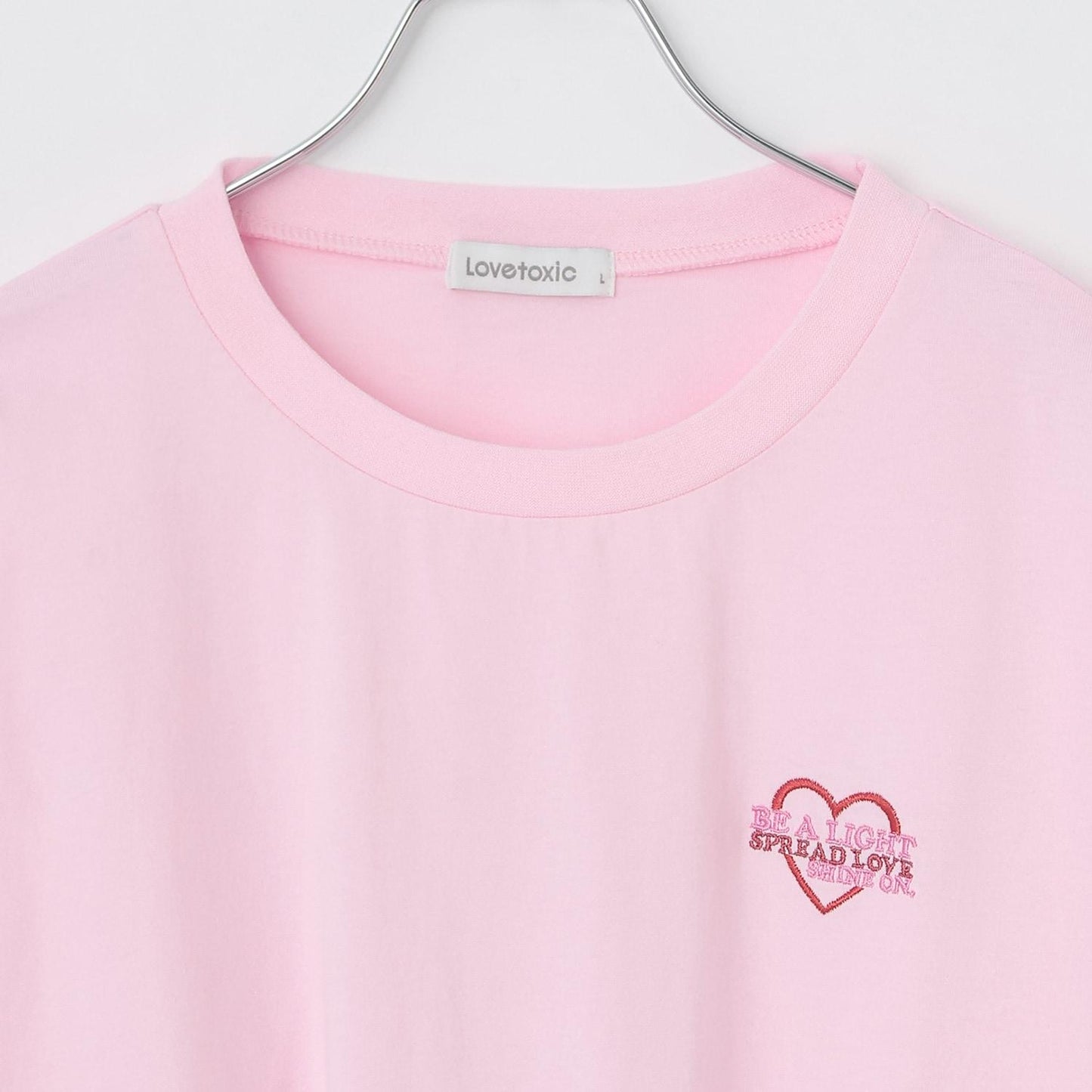 【綿100%】バックロゴカラー長袖T