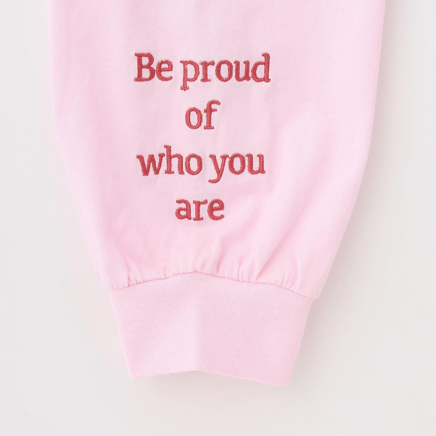 【綿100%】バックロゴカラー長袖T