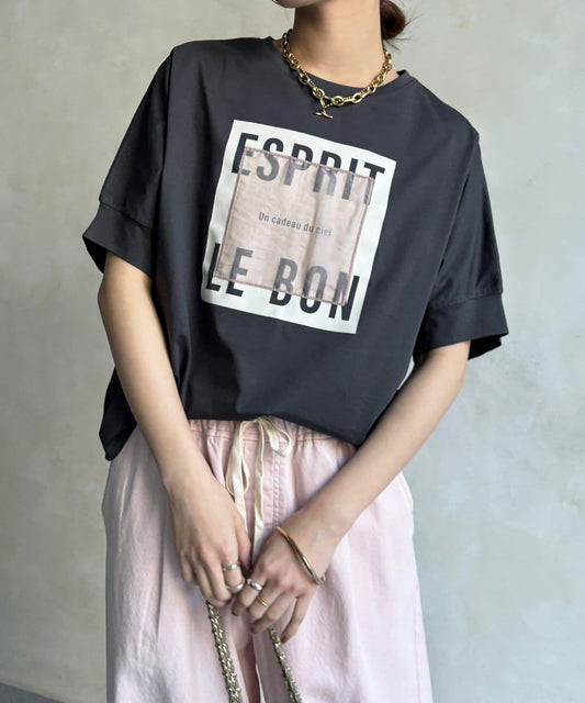 歐根紗Logo TEE T恤