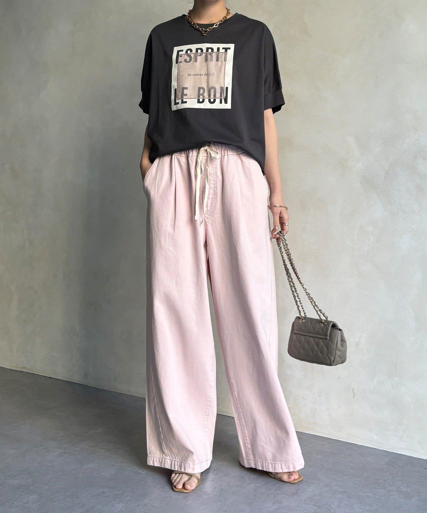 歐根紗Logo TEE T恤
