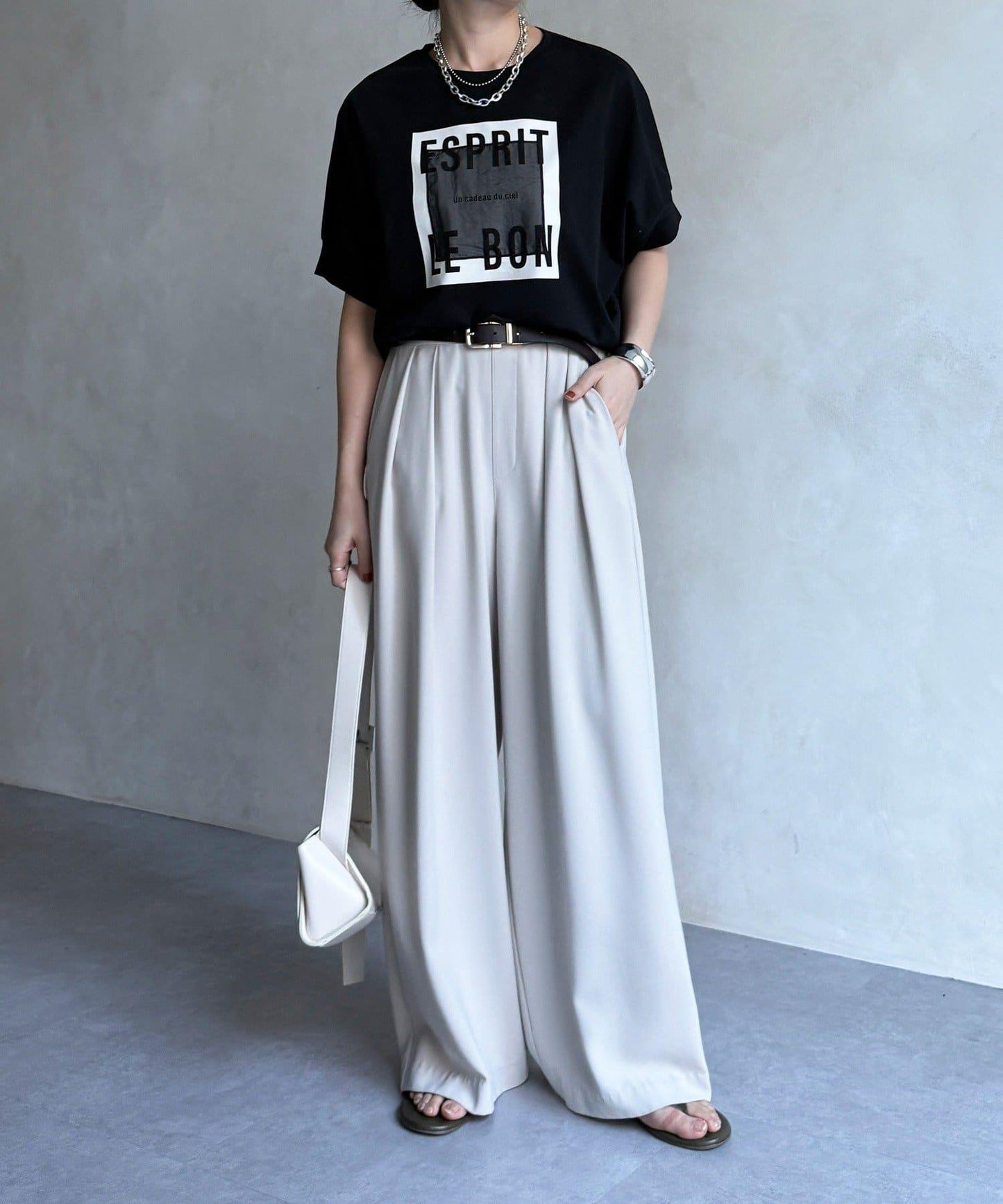 歐根紗Logo TEE T恤