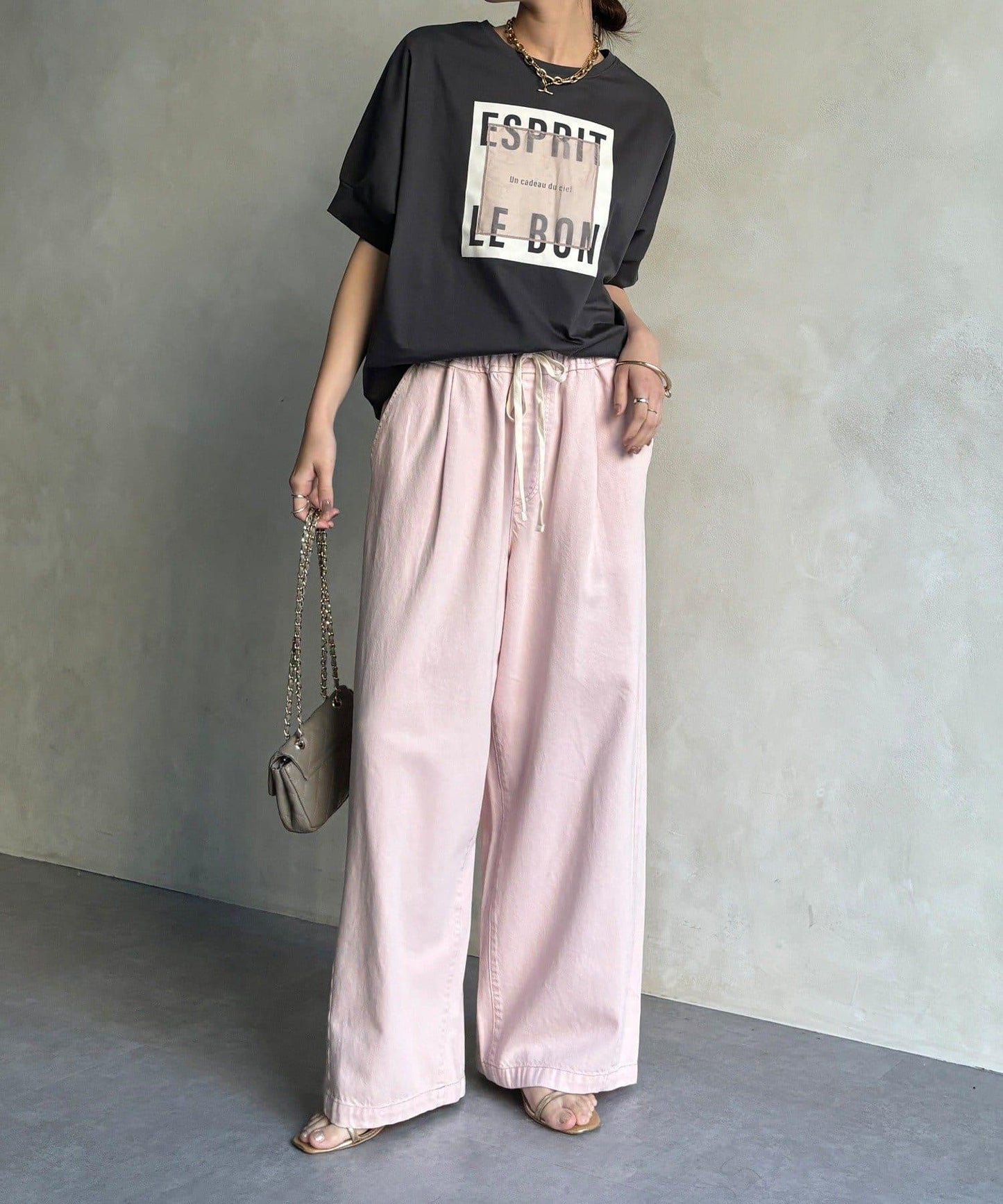 歐根紗Logo TEE T恤