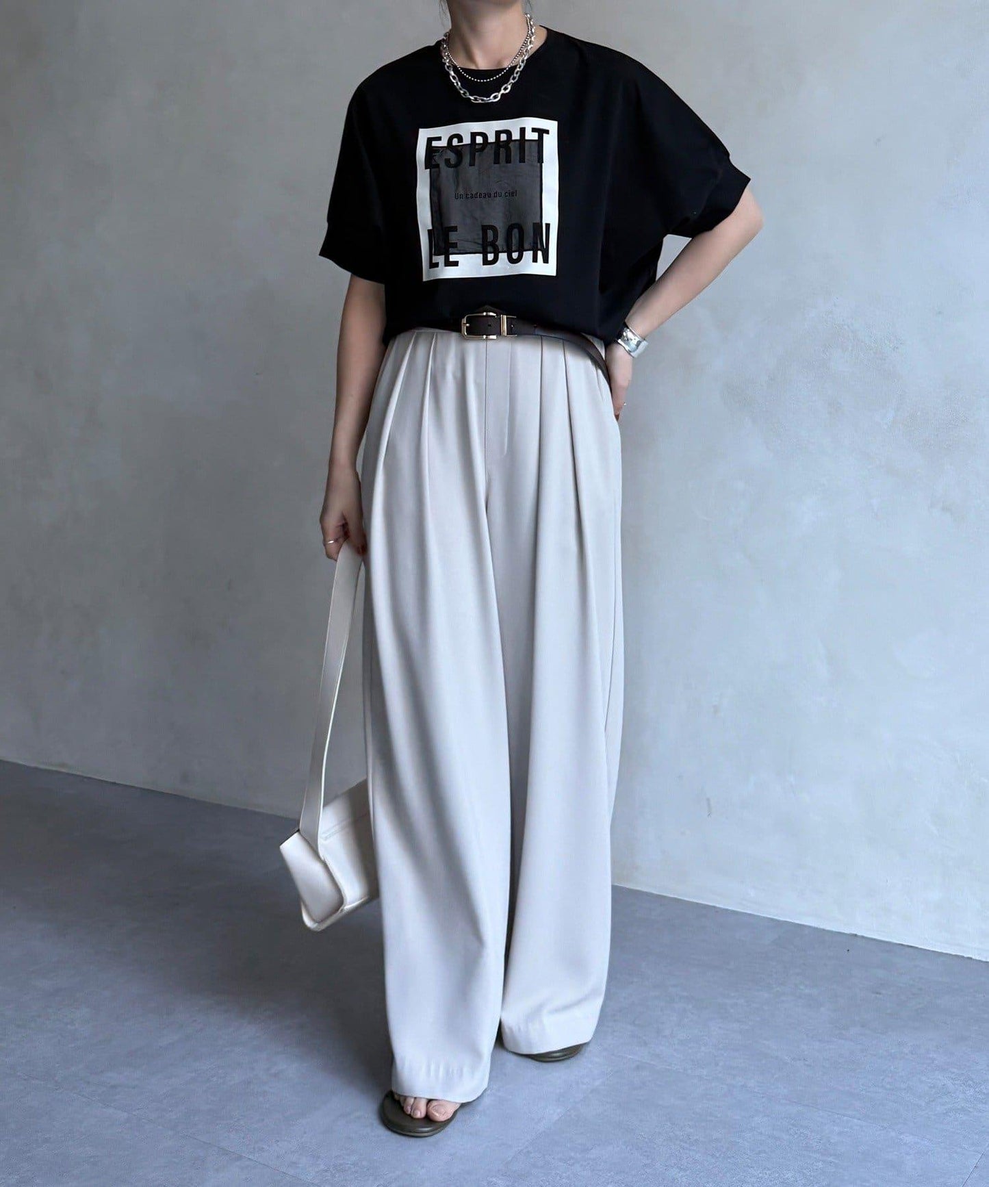 歐根紗Logo TEE T恤