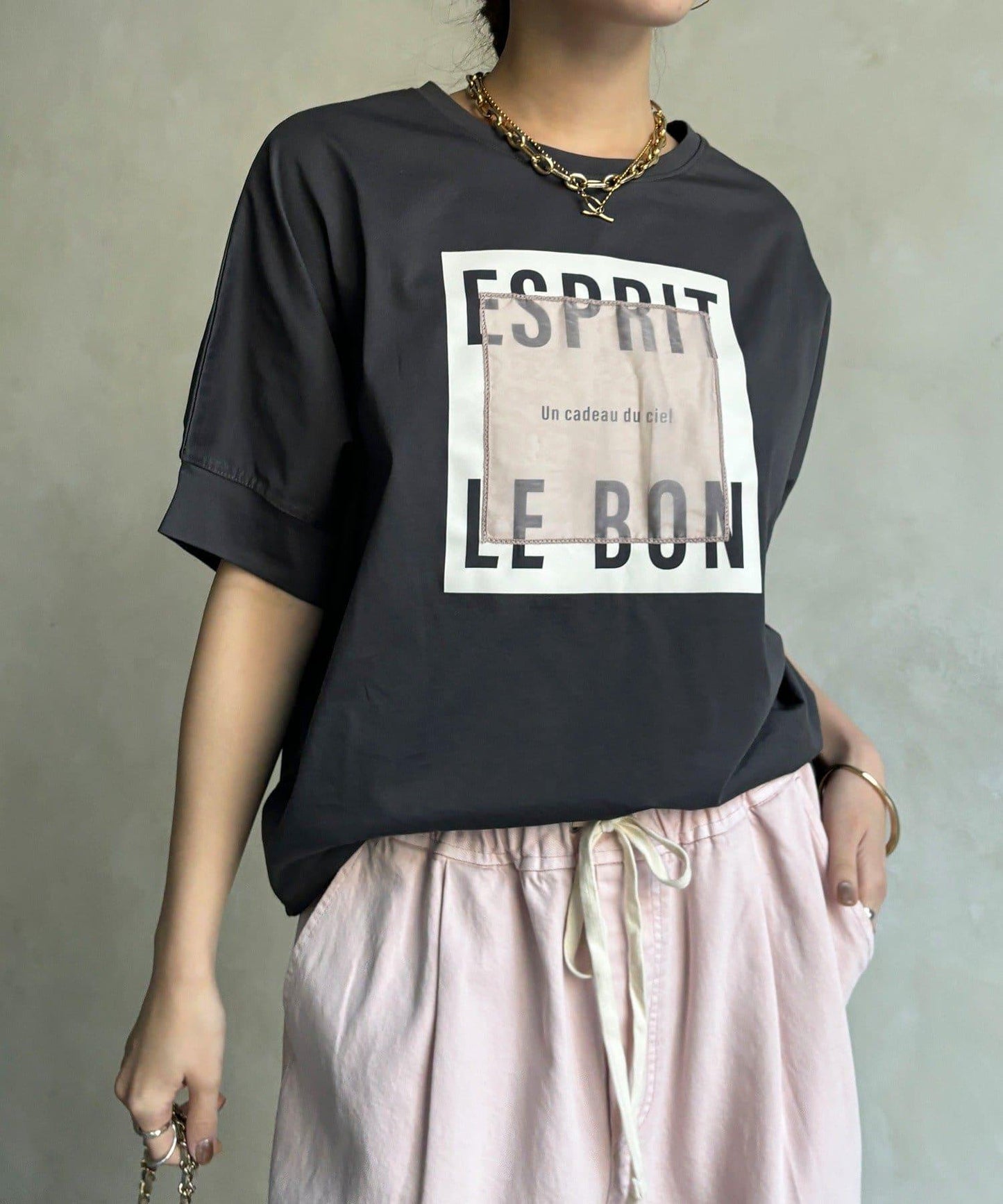 歐根紗Logo TEE T恤