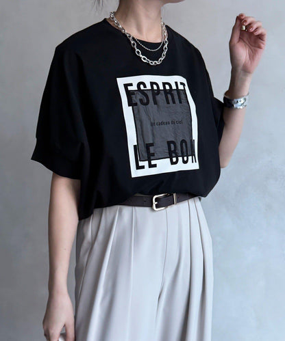 歐根紗Logo TEE T恤