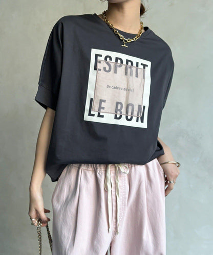 歐根紗Logo TEE T恤