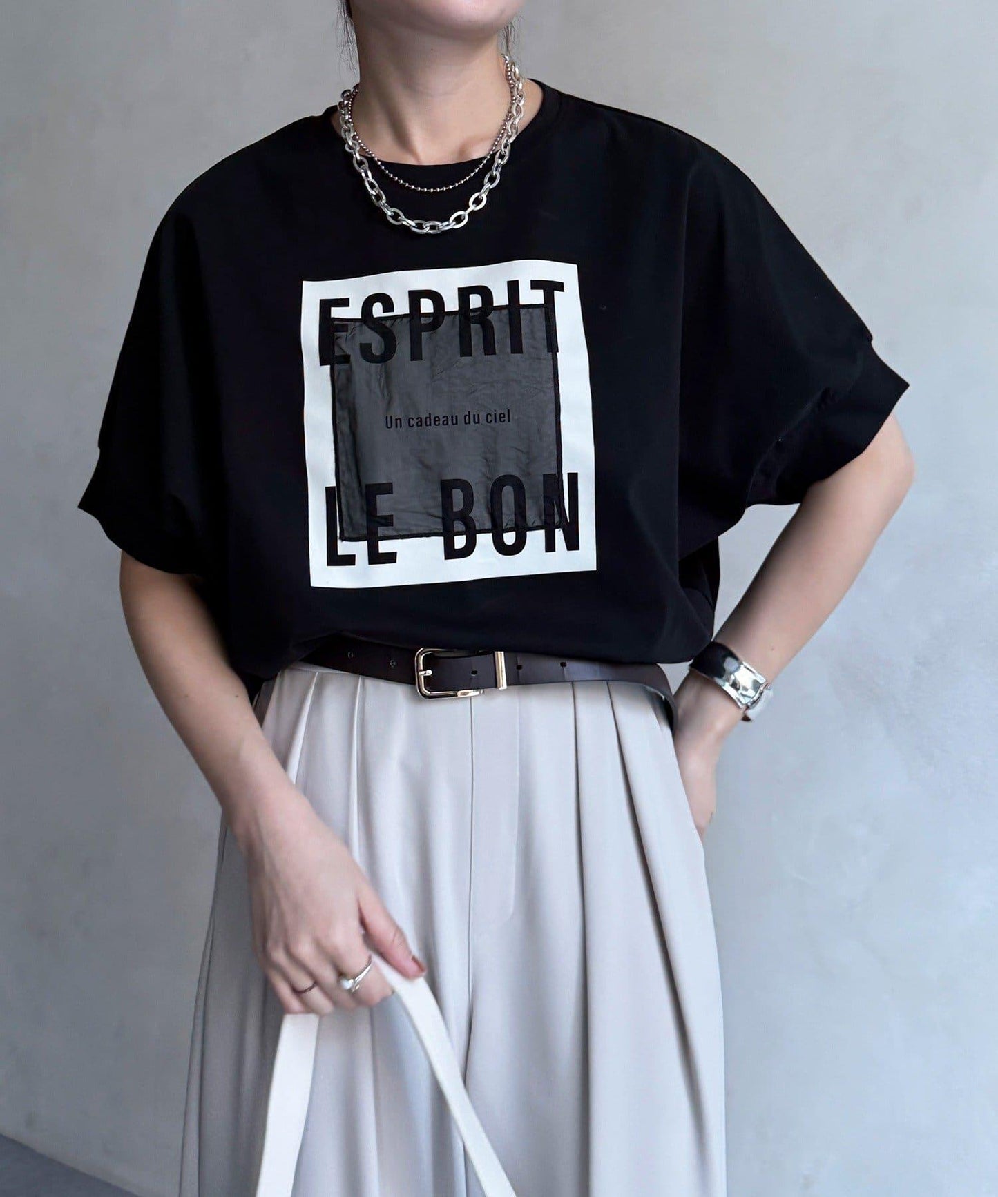 歐根紗Logo TEE T恤