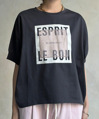 歐根紗Logo TEE T恤