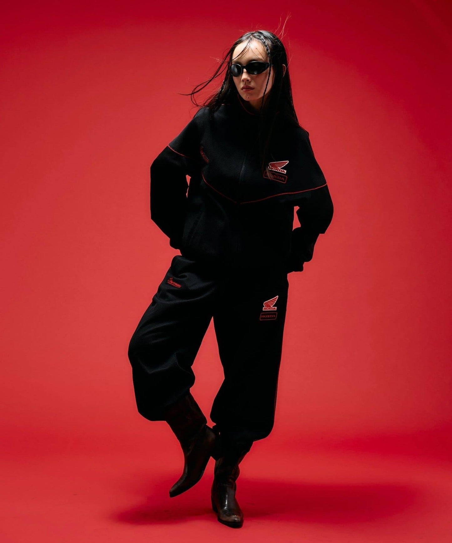 HONDA×Sourcream TRACK PANTS 運動褲