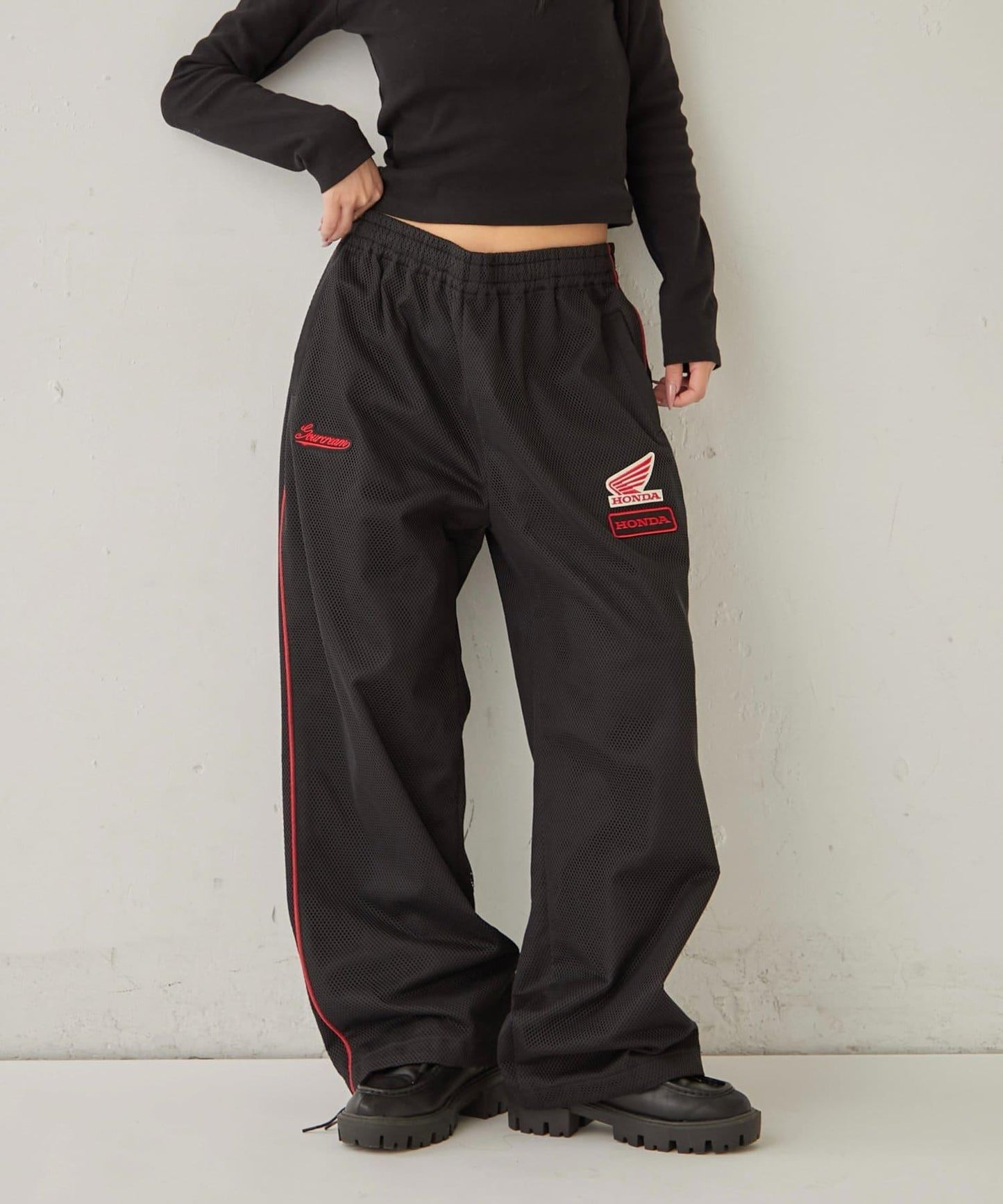 HONDA×Sourcream TRACK PANTS 運動褲