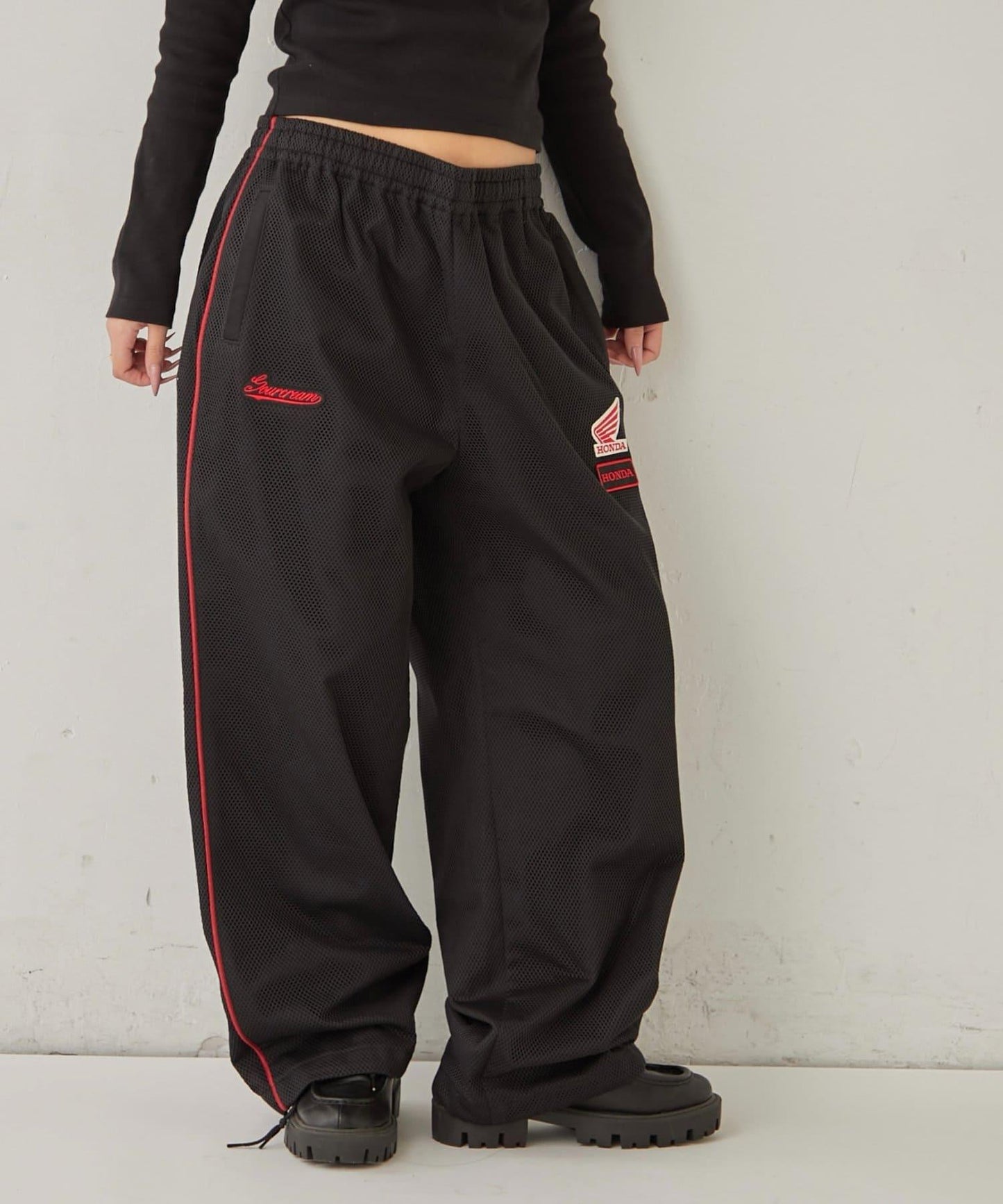 HONDA×Sourcream TRACK PANTS 運動褲