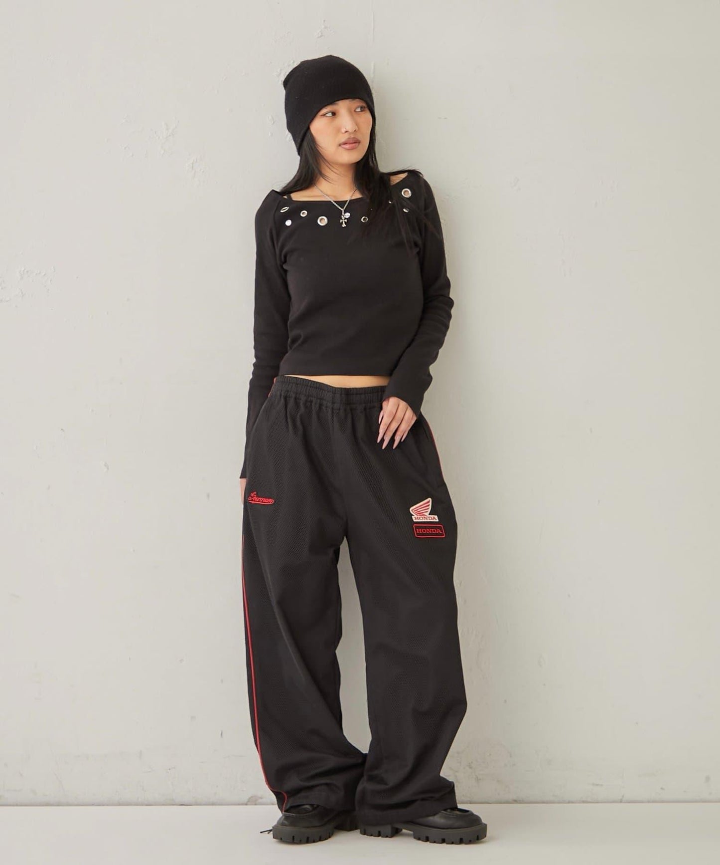 HONDA×Sourcream TRACK PANTS 運動褲
