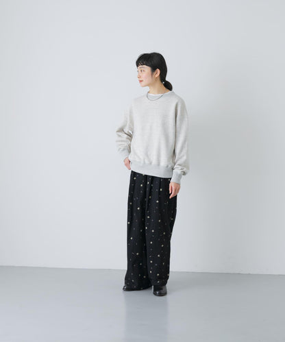 燕子刺繡休閒褲