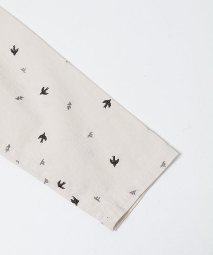燕子刺繡襯衫