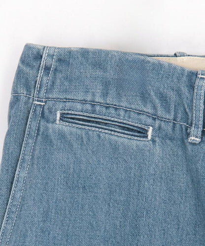 Wide Denim Pants