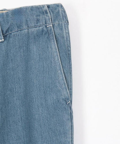 Wide Denim Pants