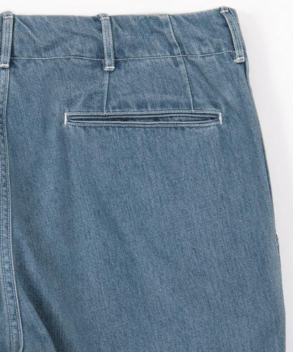 Wide Denim Pants