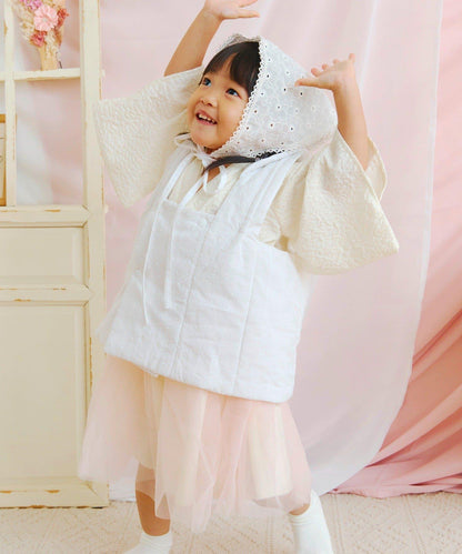 棉質蕾絲 巴布什卡頭巾 女兒節限定