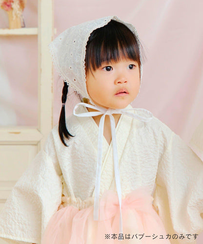 棉質蕾絲 巴布什卡頭巾 女兒節限定