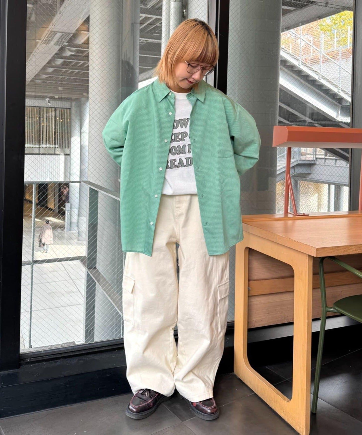 絲滑觸感立體條紋襯衫（26SS展示款）