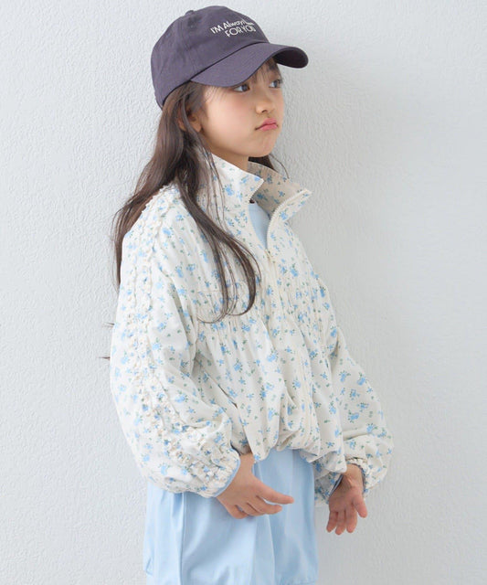 KIDS 26SS展示會款 抽褶荷葉邊褶皺 連帽外套