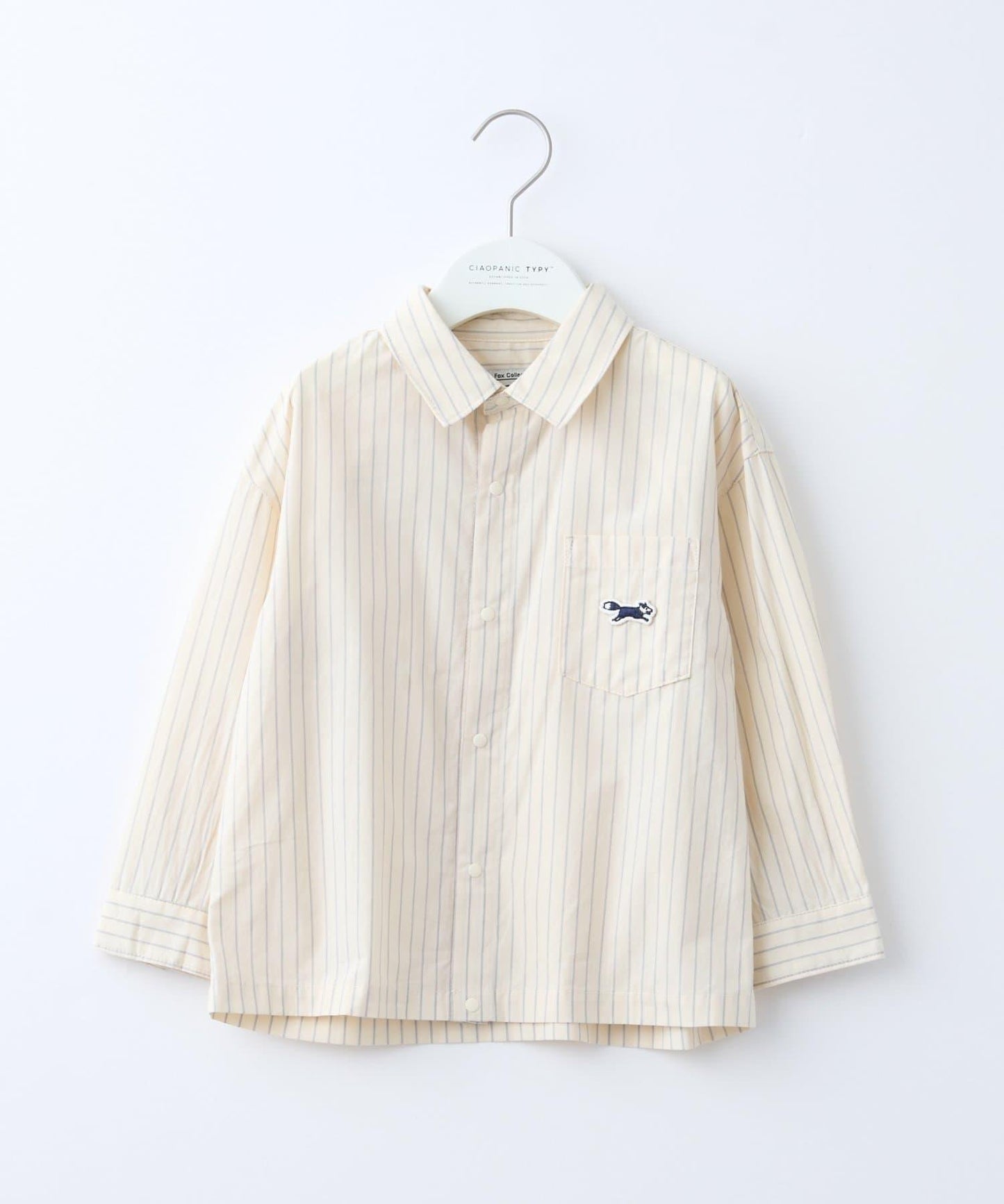 FOX×TYPY 條紋格紋圖案 兒童襯衫