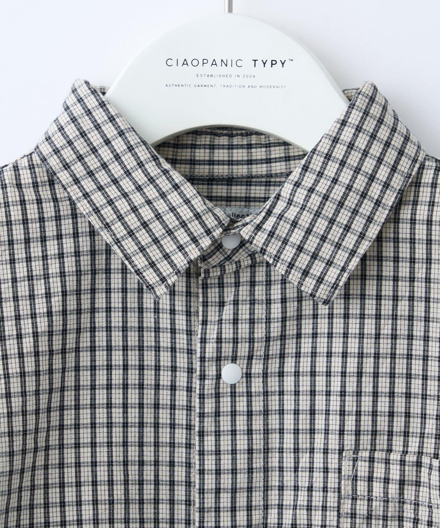 FOX×TYPY 條紋格紋圖案 兒童襯衫
