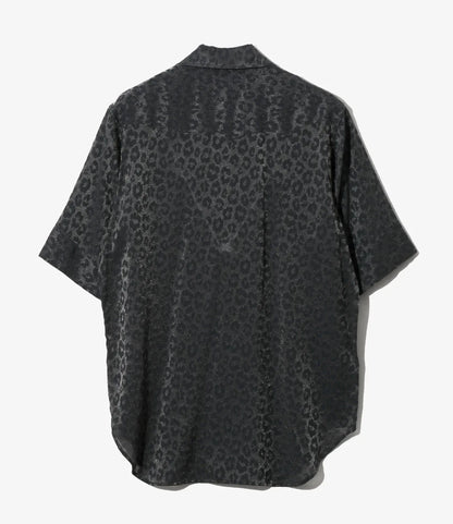 Needles S/S Western Shirt - Rayon Leopard Jacquard 豹紋提花人造絲短袖西部襯衫