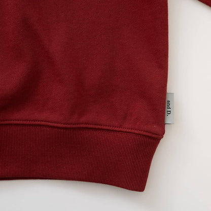 裂紋做舊套頭衛衣