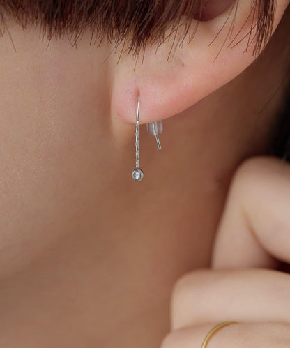金屬抗過敏不鏽鋼 迷你鉤式耳環