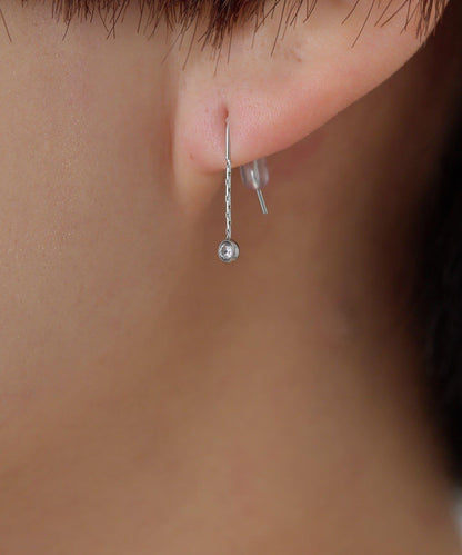 金屬抗過敏不鏽鋼 迷你鉤式耳環